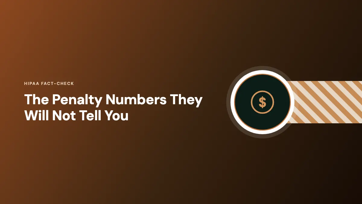 Fact-check graphic: HIPAA penalty amounts left out of the violation cost article