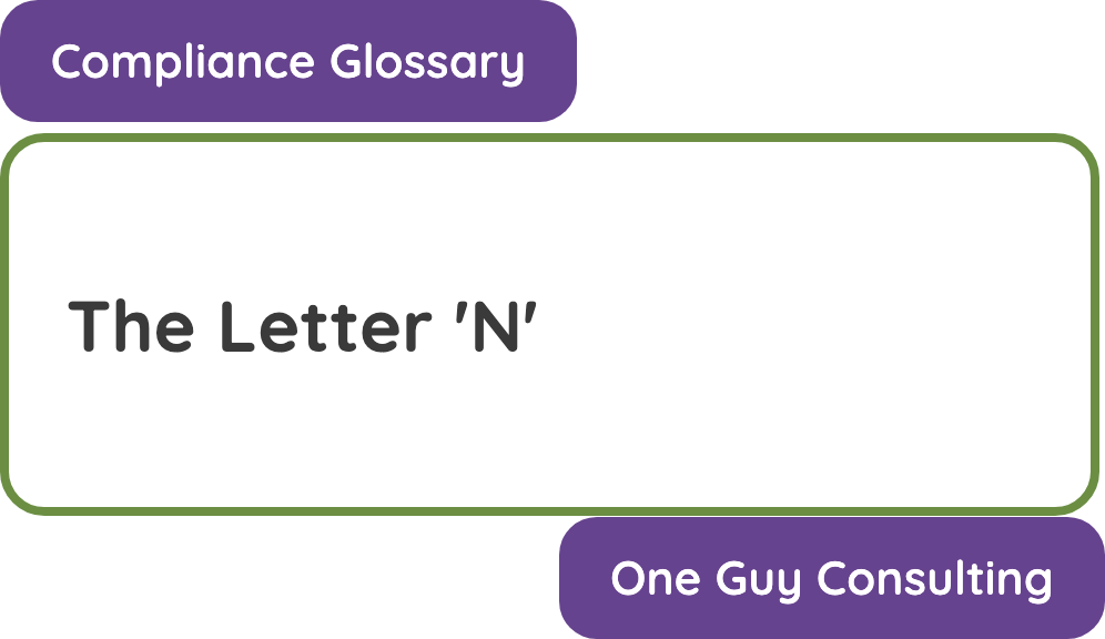 Letter N